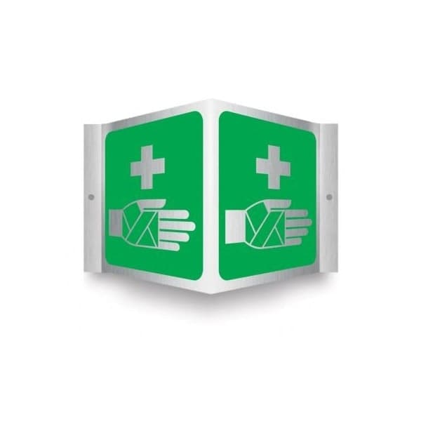 Accuform Aluminum, 6 in x 8.5 in, pre-drilled mounting holes PSM415 - main